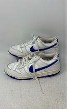 Load image into Gallery viewer, Nike Boys Dunk Low DH9765-105 White Blue Lace-Up Low Top Sneakers Shoes Sz 6.5Y