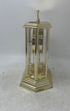 Load image into Gallery viewer, Vintage Bulova Gold-Tone Brass Quartz Anniversary Carriage Chime Mantel Clock