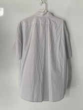 Load image into Gallery viewer, Lacoste Mens White Check Cotton Short Sleeve Collared Button-Up Shirt Size XL 44