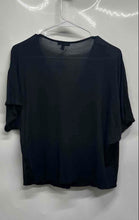 Load image into Gallery viewer, Express Womens Black Short Sleeve V-Neck Blouse Top Size Medium