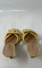 Load image into Gallery viewer, Coach Womens Kellie Cream Leather High Stiletto Heel Slide Sandals Size 6.5