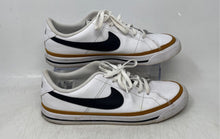 Load image into Gallery viewer, Nike Kids Court Legacy Desert Ochre White Leather Lace-Up Sneaker Shoes Size 7Y