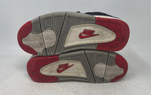Load image into Gallery viewer, Nike Womens Air Jordan 4 Retro Black Lace-Up Sneaker Shoes Size 6.5