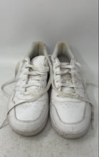 Load image into Gallery viewer, Adidas Womens Hoops 3.0 Low GW3036 White Leather Lace-Up Sneakers Shoes Size 8.5