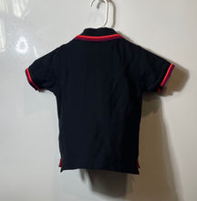 Load image into Gallery viewer, Psycho Bunny Boys Black Red Cotton Short Sleeve Polo Shirt Size 3T
