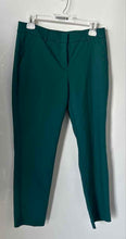 Load image into Gallery viewer, Express Womens Columnist Dark Green Flat Front Mid Rise Ankle Pants Size 6R
