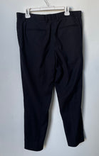Load image into Gallery viewer, H&M Mens Black Flat Front Pockets Slim Fit Straight Leg Dress Pants Size 36R