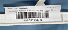 Load image into Gallery viewer, Lululemon Womens Align Blue Activewear High Waisted Compression Leggings Size 0