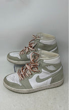 Load image into Gallery viewer, Nike Womens Air Jordan 1 Retro High OG White Light Green Sneaker Shoes Size 8.5