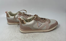 Load image into Gallery viewer, Guess Womens White Pink Low Top Lace-Up Sneaker Shoes Size 9