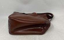 Load image into Gallery viewer, Nine West Womens Brown Leather Zipper Mini Travel Shoulder Handbag
