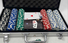 Load image into Gallery viewer, Set Of Assorted Multicolor Dice Style Game Poker Chips With Hard Case Not Graded