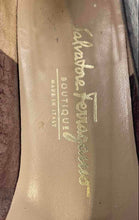 Load image into Gallery viewer, Authentic Salvatore Ferragamo Womens Brown Loafers Shoes Size 8 AA Damaged