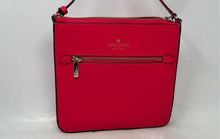 Load image into Gallery viewer, Kate Spade Womens Sadie North South Pink Leather Double Zip Crossbody Handbag