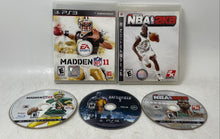 Load image into Gallery viewer, Lot Of 5 Assorted Sony PlayStation 3 Sports Action & Adventure Video Games