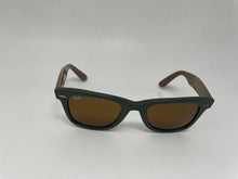 Load image into Gallery viewer, Ray-Ban Unisex Olive Green/Dark Beige Nude Wayfarer Sunglasses RB2140 964 (NCL)