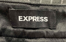 Load image into Gallery viewer, Express Womens Gray Striped Editor Barely Boot Low Rise Dress Pants Size 6R