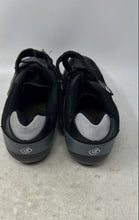 Load image into Gallery viewer, Gavin Unisex Black Leather Round Toe Hook & Loop Cycling Shoes Size 44