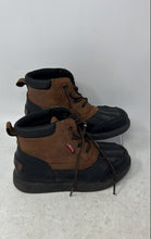 Load image into Gallery viewer, Levi's Kids Norway 2.0 Black Brown Lace-Up Ankle Duck Snow Boots Size 1