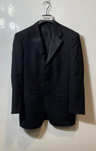 Load image into Gallery viewer, Jones New York Mens Black Long Sleeve Collared Three-Button Blazer Size 38