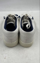 Load image into Gallery viewer, Authentic Tory Burch Womens White Blue Leather Sports Sneaker Shoes Size 9M