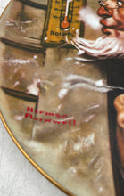 Load image into Gallery viewer, Normal Rockwell Old Man Winter 1979 Round Shape Decorative Collector Plate