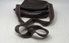 Load image into Gallery viewer, RBL Inc. Womens Brown Leather Adjustable Strap Zip Top Lined Crossbody Bag