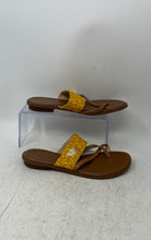 Load image into Gallery viewer, Michael Kors Womens Sidney Brown Yellow Signature Slide Sandals Size 7.5M