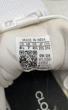 Load image into Gallery viewer, Adidas Womens Cloudfoam Comfy IH3612 White & Gold Tone Sneaker Shoes Size 8.5