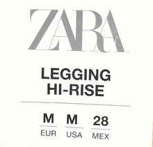 Load image into Gallery viewer, Zara Womens Brown High-Rise Skinny Leg Ankle Legging Size Medium With Tag