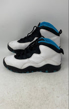 Load image into Gallery viewer, Nike Kids Jordan 10 Retro 310806-106 White & Blue Sneaker Shoes Size 6.5