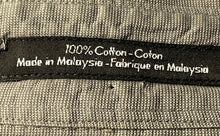 Load image into Gallery viewer, Calvin Klein Mens Gray Cotton Long Sleeve Spread Collar Dress Shirt Size 17 1/2