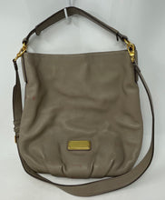 Load image into Gallery viewer, Authentic Marc By Marc Jacobs Womens Beige Leather Shoulder Handbag Stained