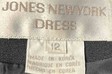 Load image into Gallery viewer, Jones New York Womens Black Long Sleeve One-Button Blazer Size 12