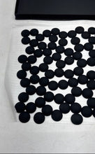Load image into Gallery viewer, Set Of 2 Pieces Black Matte Silicone Round Mosaic Tile Sheet Placemats