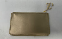 Load image into Gallery viewer, Jimmy Choo Parfums Womens Gold Tone Zipper Small Coin Wallet