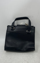 Load image into Gallery viewer, Guess Womens Black Leather Quilted Inner Pocket Chain Strap Top Handle Handbag