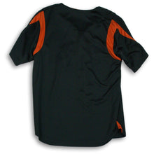 Load image into Gallery viewer, True Fan Womens Black Orange Short Sleeve Miami Marlins Baseball Jersey Size L