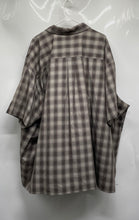 Load image into Gallery viewer, Perry Ellis Mens Brown Printed Short Sleeve Button-Up Shirt Size 5X/5EX