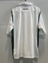 Load image into Gallery viewer, Nike Mens White Short Sleeve Miami Hurricanes College-NCAA Polo Shirt Size L