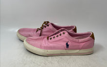 Load image into Gallery viewer, Polo Ralph Lauren Mens Vaughn Pink Round Toe Lace-Up Sneakers Shoes Size 11