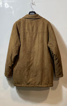 Load image into Gallery viewer, Bugatti Mens Brown Long Sleeve Collared Pockets Button Front Coat Size 50