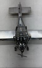 Load image into Gallery viewer, Decorative Metal Biplane Airplane Model Sculpture Spark Plug Nut Bolt Craft