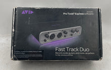 Load image into Gallery viewer, Avid Fast Track Duo Black Portable Digital USB Audio Interface Untested