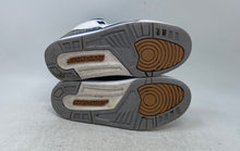 Load image into Gallery viewer, Nike Kids Air Jordan 3 Retro DM0966-148 White Blue Sneaker Shoes Sz 2Y No Laces