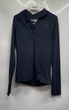 Load image into Gallery viewer, The North Face Mens Blue Long Sleeve Quarter Zip Activewear T-Shirt Size Small