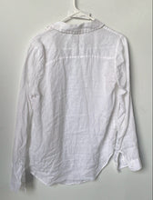 Load image into Gallery viewer, Lilly Pulitzer Womens White Long Sleeve Collared Button-Up Shirt Size Small