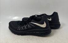 Load image into Gallery viewer, Nike Mens Air Max 2015 698902-001 Black Lace-Up Low Top Sneakers Shoes Size 8.5