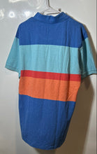 Load image into Gallery viewer, U.S. Polo Assn. Mens Blue Multicolor Colorblock Cotton Polo Shirt Size XXL