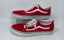 Load image into Gallery viewer, Vans Unisex Off The Wall Old Skool 500714 White Red Sneaker Shoes Size M9 W10.5